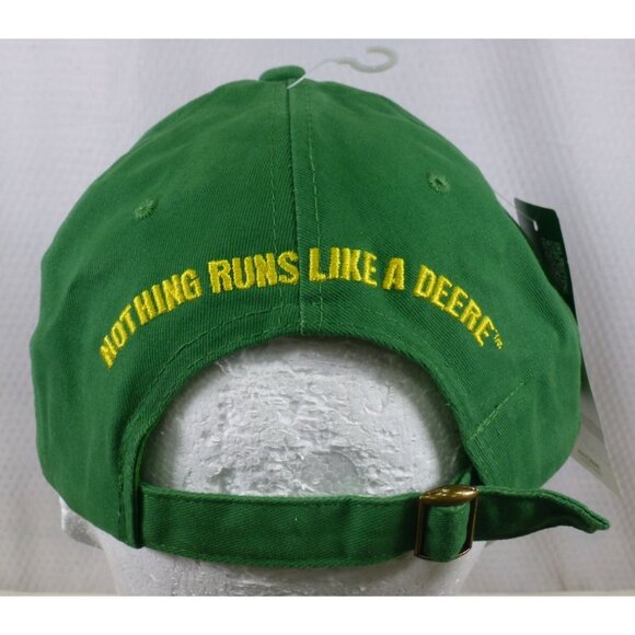 NWT John Deere Green Baseball Cap Hat Owners Edition Adjustable Strap - Picture 5 of 10